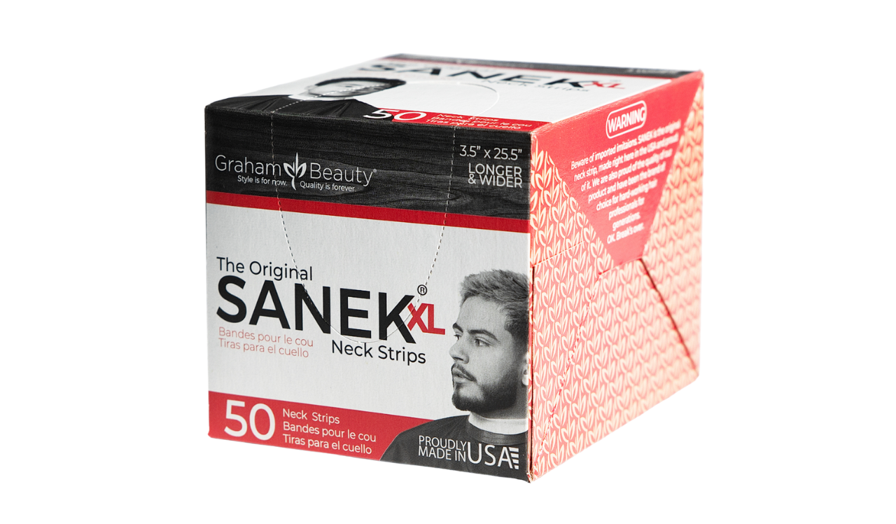 Graham SANEK Neck Strips Master Case - 4 Cartons, 2880 Strips - USA Made